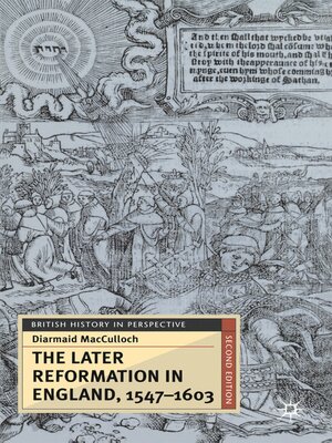 cover image of The Later Reformation in England, 1547-1603